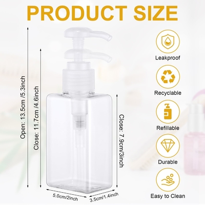 50 ml kunstmatige vochtinbrengende flessen perfect voor vochtinbrengende crèmes