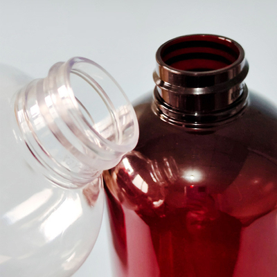 PET-containers voor polymeercrème UV-geelektroplateerde dop Duurzame plastic dop