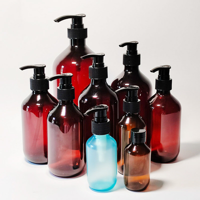 PET-containers voor polymeercrème UV-geelektroplateerde dop Duurzame plastic dop