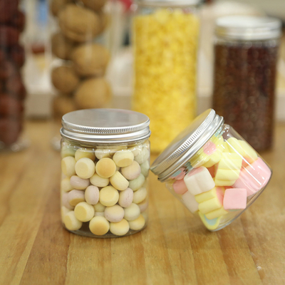 Aanpassing Plastic Jar Containers met Printing 2oz 3oz 4oz 5oz 6oz 7oz 8oz Capaciteit