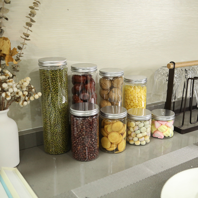 Aanpassing Plastic Jar Containers met Printing 2oz 3oz 4oz 5oz 6oz 7oz 8oz Capaciteit