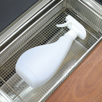 200 ml heldere plastic lege cilinder mistflessen met aangepast logo