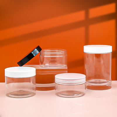 280 ml heldere plastic container cosmetische pot met deksels