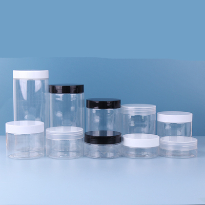 280 ml heldere plastic container cosmetische pot met deksels