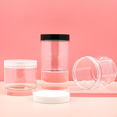 280 ml heldere plastic container cosmetische pot met deksels