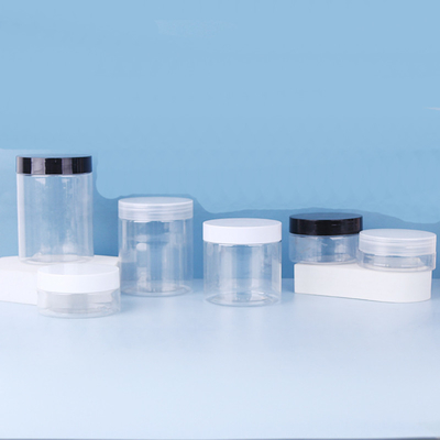 280 ml heldere plastic container cosmetische pot met deksels