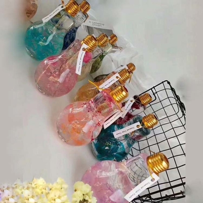 Warm verkoopt sap pet flessen bolvormige heldere lichte plastic flessen melk thee flessen