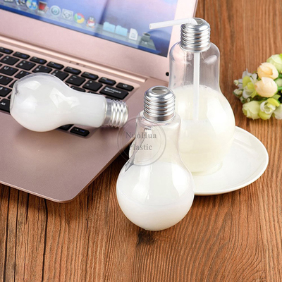 PET wegwerpplastic melk thee sap kopje ronde lege plastic frisdrank fles