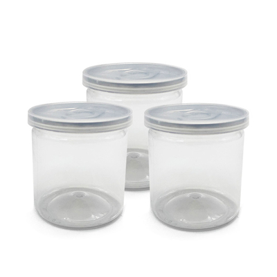 Op maat gemaakte transparante plastic pottencontainers Op maat gemaakt logo afdrukpapier kartonnen verpakking