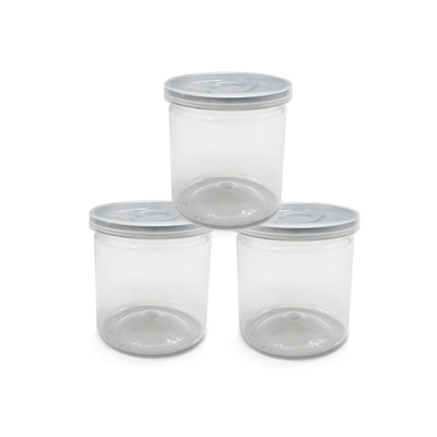 Op maat gemaakte transparante plastic pottencontainers Op maat gemaakt logo afdrukpapier kartonnen verpakking