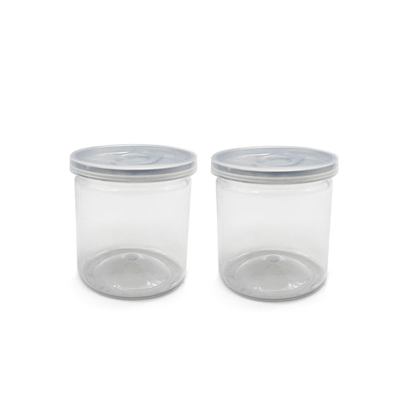 Op maat gemaakte transparante plastic pottencontainers Op maat gemaakt logo afdrukpapier kartonnen verpakking