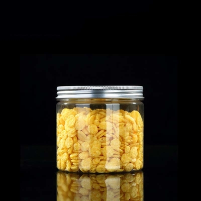 Voedselverpakking lege koekjes opslag Plastic container voor huisdieren pot 100ml 200ml 250ml helder plastic body scrub cream cosmetische producten