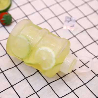 Moderne plastic flessen voor melk thee met isolatielekkestoor Design Verschillende capaciteiten Duidelijk of aanpassen van kleur