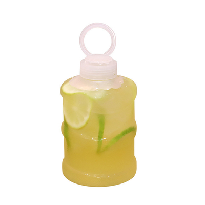 Moderne heldere melk thee flessen met schroef op het deksel 0,5 kg capaciteit Handle verschillende maten