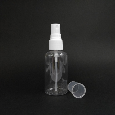 Klassieke ronde PET-plastic spuitflessen glad oppervlak Verschillende capaciteiten voor dagelijks gebruik
