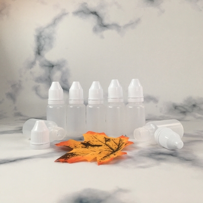 10 ml aangepaste logo glazen druppelflessen Transparante zwarte vloeistofdruppel met glad oppervlak