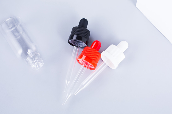 Dropper flessen 10-120 ml gladde schroef dop Custom logo Transparante Zwarte Customized