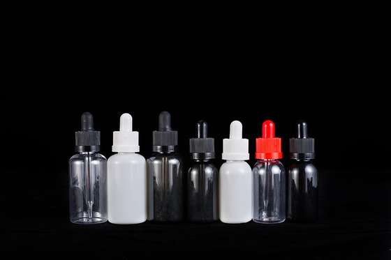 Dropper flessen 10-120 ml gladde schroef dop Custom logo Transparante Zwarte Customized