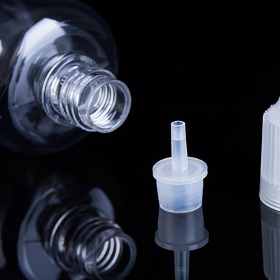Aanpasbare glazen vloeistofdruppelflessen in verschillende maten Transparent zwart ontwerp