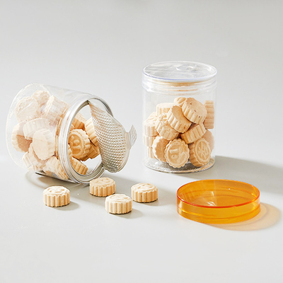 Elegant Plastic Cosmetic Jar Set Op maat gedrukt Verschillende maten voor schoonheidsproducten