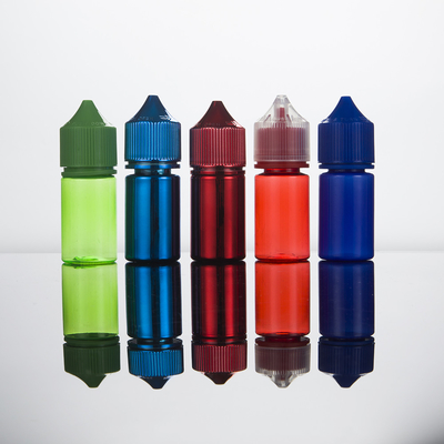 Aanpasbare 10 ml-100 ml PET vloeibare druppelflessen met Childproof Screw Cap