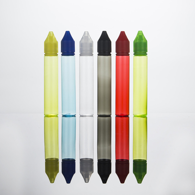 E Vloeibare PET-fles Kinderdichte hals 10 ml-100 ml Custom E Vloeibare schermdrukfles