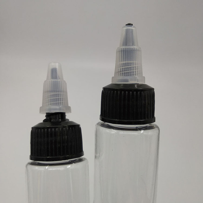 15 ml gepersonaliseerde verzegelingsvorm Plastic schroef bovenkop flessen met gepersonaliseerde etiket panel