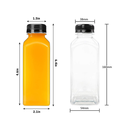 Modern ontworpen lekbestendige plastic melk thee flessen met handvat voor drank / sap