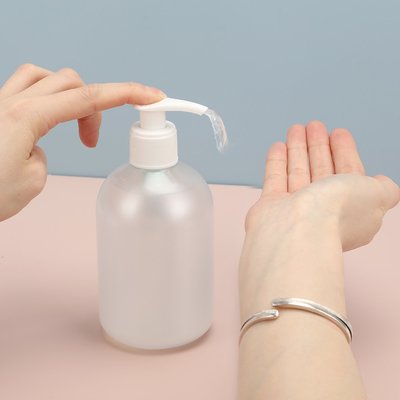 Flip top ronde PET lotion flessen 300 ml heldere flessen voor effectieve lichaamsverzorging