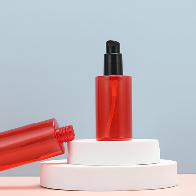 Plastic UV elektroplated cap materiaal ronde plastic lotion flessen in PMMA variëteit voor de klant vereisten
