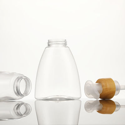 Schermdruk Plastic lotion flessen gemaakt met behulp van PET lichaam en PET kraag containers voor cosmetische huidverzorging verpakking behoeften