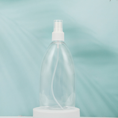 Duidelijke ronde PMMA-lotionflessen 250 ml 300 ml 500 ml Proeflevering Wit/op verzoek van de klant