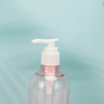 Aanpasbare witte plastic lotionflessen voor verschillende volumes met schermdruk