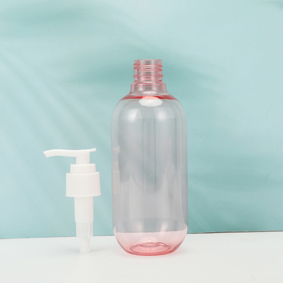 Aanpasbare witte plastic lotionflessen voor verschillende volumes met schermdruk