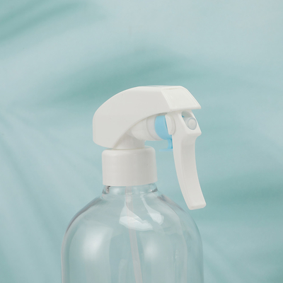 Doorzichtige plastic lotionflessen met witte dop en UV-elektroplaat kraag
