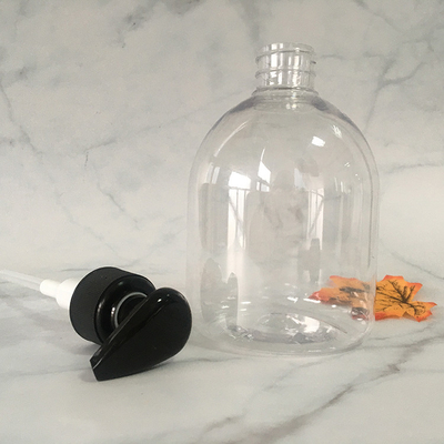Ronde PETG shampoo pompfles 118 mm voor cosmetica