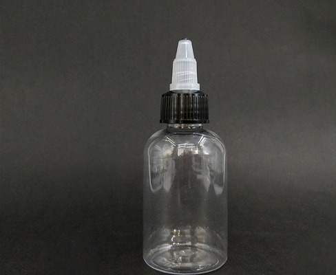 Duidelijke plastic schroefbottels met aanpasbaar afsluiting voor vloeistofopslag