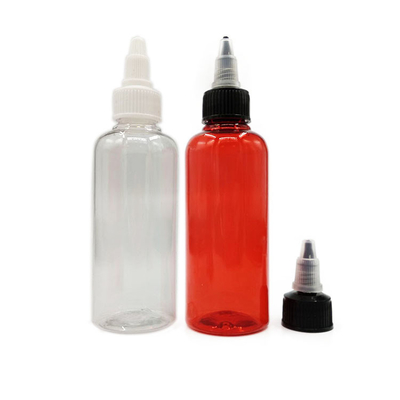 Duidelijke plastic schroeftopflessen in 15 ml-100 ml capaciteit voor aangepaste afdichting