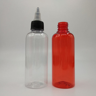 Duidelijke plastic schroeftopflessen in 15 ml-100 ml capaciteit voor aangepaste afdichting