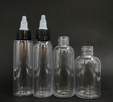 Duidelijke plastic schroeftoppotten voor gemakkelijke afgifte