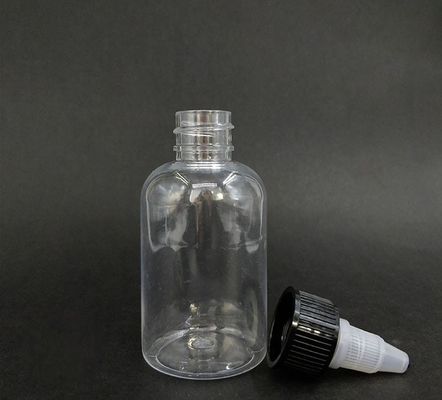 Duidelijke plastic schroeftoppotten voor gemakkelijke afgifte