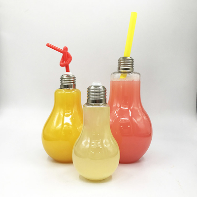 Lekbestendige plastic flessen met schroef op het deksel 500 ml capaciteit vierkant ronde vorm 0,5 kg gewicht