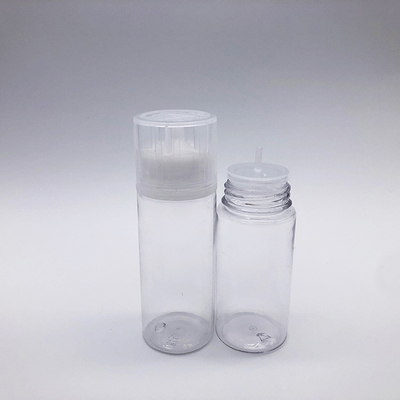 Kinderwaardig Transparante E Vloeibare Fles Schroefdeksel Afdichting 10ml-100ml Capaciteit