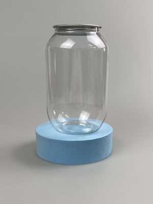 Gepersonaliseerd logo Plastic cosmetische pot met drukgevoelige pakket afdichting