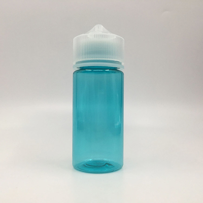 100 ml doorzichtige ronde E vloeibare fles met kinderdichte schroefkap
