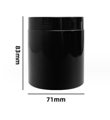 Warm verkrijgbaar 30 ml 50 ml 100 ml 120 ml 150 ml mat zwartwoud plastic potten met deksels