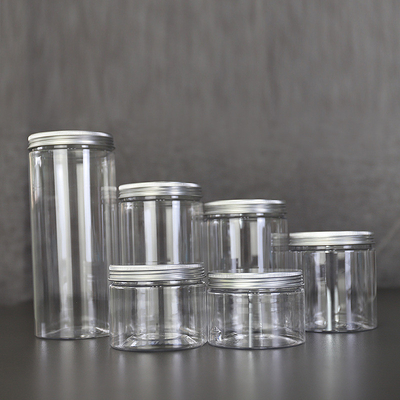 Aanpasbare plastic pot opslag met doorzichtig lichaam / deksel