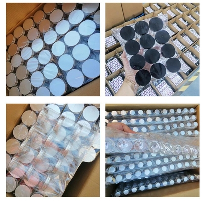 Aanpasbare plastic pottencontainers met aluminium afdichtend deksel voor transparante opslag