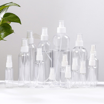 PET Plastic Spray Flasken voor veelzijdige dagelijkse capaciteit 10ml 15ml 30ml 50ml 60m 70ml 100ml 200ml 500ml