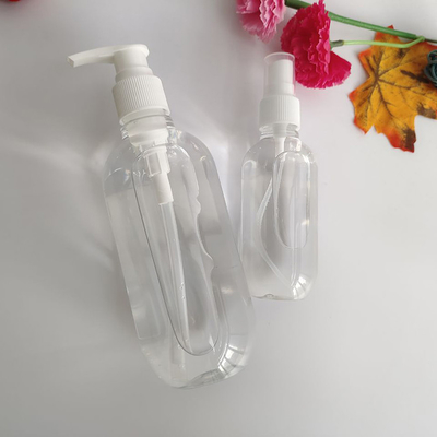 PETG roestvrijstalen pomp dispenserende cosmetische fles met aanpasbaar logo